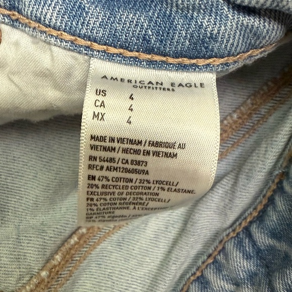 American Eagle Outfitters Light Blue Denim Skirt Size 4 - Picture 3 of 3